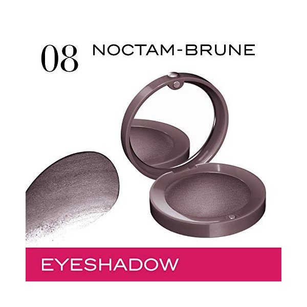 Bourjois Boîte Ronde Fard à Paupières 08 Noctam-Brune 1,7 g