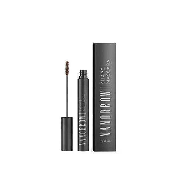 Mascara pour sourcils Nanobrow Shape Mascara Brown - mascara pour sourcils, définition parfaite des sourcils, coiffage facile