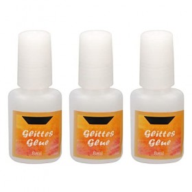 3 PièCes Corps Paillettes Gel Ensemble AdhéSif Temporaire Bricolage Visage Paillettes Tatouage Peau Colle pour Cosplay FêTe