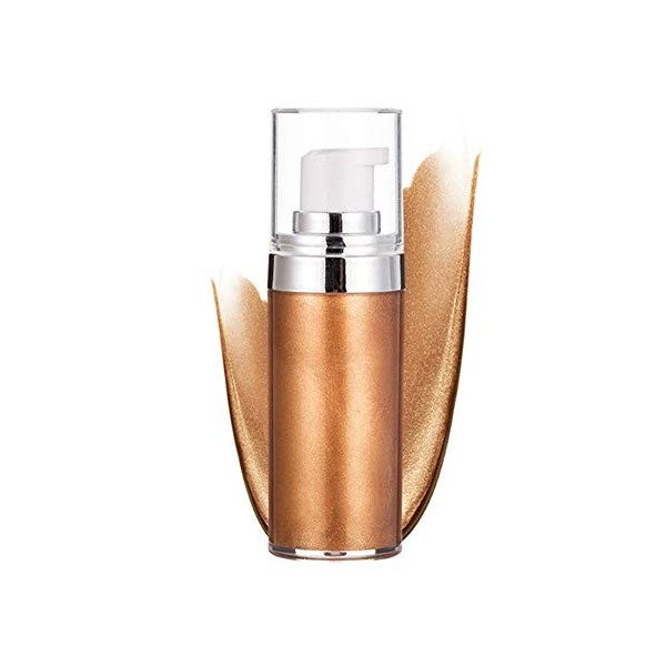 Crème Surligneur, 20ml Liquide Glow Illuminateur Maquillage Facial Shine Bronzers Cosmetics Brillant Corps Crème Contour Du V