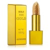 Rouge à Lèvres, Sparkle Lipstick Gold Bar Design Imperméable Longue Durée Hydratant Lisse Lèvres Maquillage Cosmétiques 3.5g 