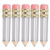 Tube de Brillant à Lèvres Vide, Contenant de Brillant à Lèvres en Forme de Crayon Mignon Transparent Portable 5pcs 5ml pour l