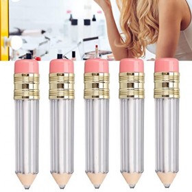 Tube de Brillant à Lèvres Vide, Contenant de Brillant à Lèvres en Forme de Crayon Mignon Transparent Portable 5pcs 5ml pour l