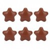 6pcs 0.04oz Mini Lipstick Set, Mini Matte Coffee Lipstick Stars Candy Mini Capsule Lipstick, Women Waterproof Long Lasting Ma