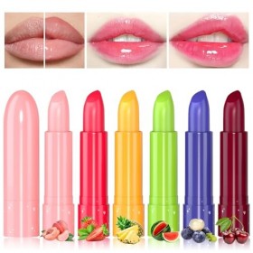 Likesing 6 Pièces Lot Rouge a Levre Fruit Magique Jelly Lipstick Rouge Levre Mat Longue Tenue Baume a Levre Teinté Brillant à