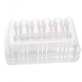 Plateau de Cartouche de Tatouage, 20Pcs Porte-aiguille de Cartouche de Tatouage en Plastique Jetable Plateaux de Support Plaq