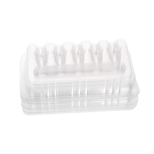 Plateau de Cartouche de Tatouage, 20Pcs Porte-aiguille de Cartouche de Tatouage en Plastique Jetable Plateaux de Support Plaq