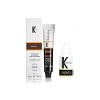 Kit de teinture pour sourcils avec oxygénène, 3 % KaLENTIN en plusieurs couleurs 30 ml marron 