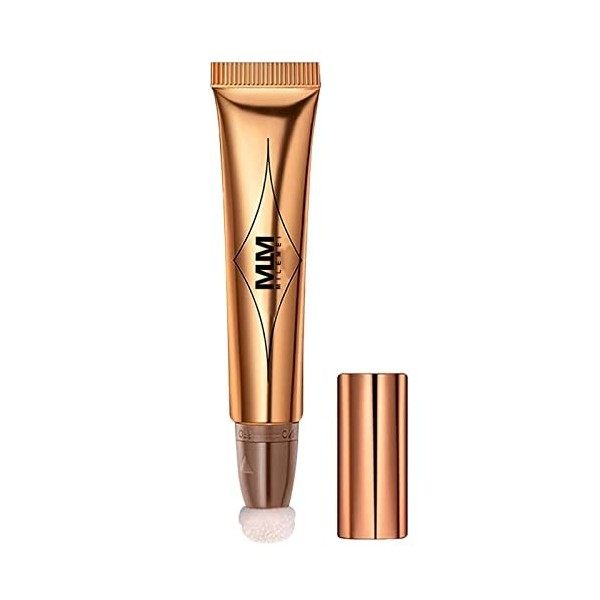 Baguette de beauté surligneur,Bâton bronzant scintillant avec applicateur coussin - Produit de maquillage pour le visage et l