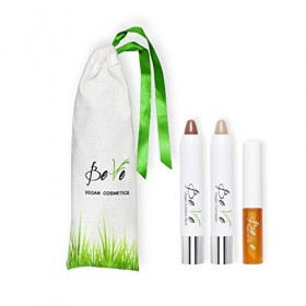 BeVe - Huile à lèvres, correcteur et crayon pour contouring végans