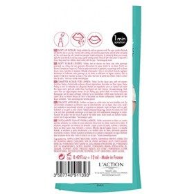 LAction Paris Soft Lip Scrub, Gently Exfoliates, Soothes and Nourishes, 12ml Gommages à Lèvres