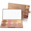 Palette Professionnel Illuminateurs pour le Maquillage “Prime Glow” de Luvia Cosmetics – Pour tous les types de peaux – 8 Cou