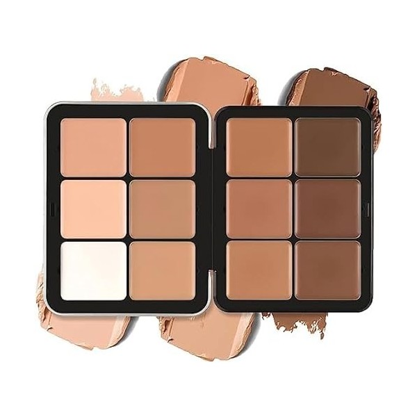 Carla Secret Concealer Palette Makeup, Palette de fard à joues en crème, maquillage longue tenue pour une peau impeccable 1