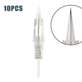 10pcs Aiguilles de Tatouage de Lèvres et Sourcils Tatouer Permanent Jetables Cartouche Aiguilles Stérile Outils de Maquillage