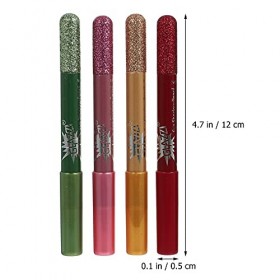 12 Pièces Crayon Fard à Paupières Nacré Glitter Fard à Paupières Stick Gradient Bâtons De Maquillage Waterproof Fard à Paupiè