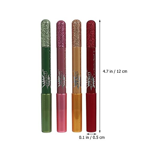 12 Pièces Crayon Fard à Paupières Nacré Glitter Fard à Paupières Stick Gradient Bâtons De Maquillage Waterproof Fard à Paupiè