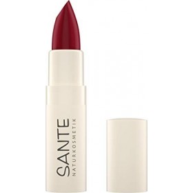 Sante Naturkosmetik NaturkosmetikNaturkosmetik 07 Fierce Red Rouge à lèvres Couleurs transparentes à intenses avec acide hyal