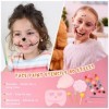 OOTSR 40 Pièces Pochoir Maquillage Enfant, Tattoo-Schablonen für Gesicht und Körper, Tatouage Enfant de Peinture pour Visage 