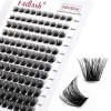 FADLASH Cluster Individuel Faux Cils 144pcs DIY Extension Cils Bouquet 0.07 D 8-16mm Réutilisable Cils a Cils BD 