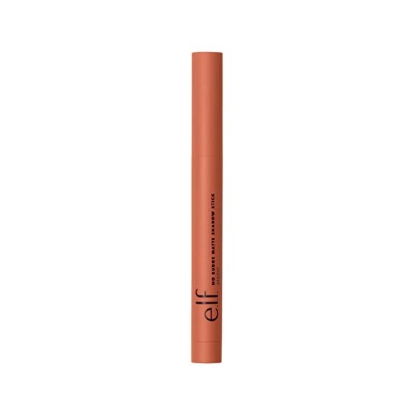 e.l.f. Cosmetics No Budge Matte Eyeshadow Stick, One-Swipe Cream Eyeshadow Stick, Long-Wear & Crease Resistant, Matte Finish,