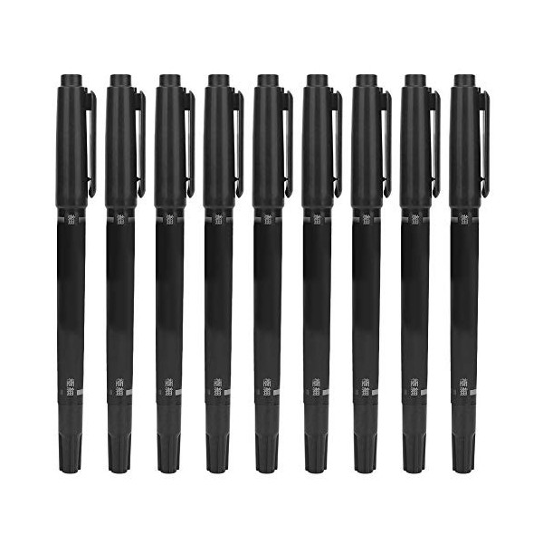 10pcs stylo de marquage de tatouage double marqueur de peau stylo de marqueur de peau noir marqueur de peau double extrémité 