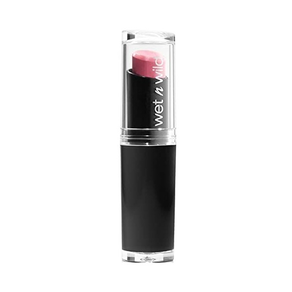 wet n wild – MegaLast Lip Color – Rouge à lèvres - couleur durable & semi mate - Teinte Think Pink - 100% Cruelty Free - Prod