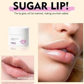 Gommage pour les Lèvres Réparateur, Gommage Apaisant pour les Lèvres Hydratantes Améliore le Relâchement cutané pour la Vie Q