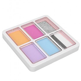 Couleurs de Peinture pour le Visage, Maquillage à Décharge Facile, Ensemble de Peinture Corporelle à Séchage Rapide, Plaque à