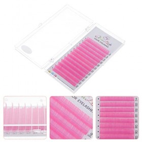 Housoutil 2 Boîtes De Cils De Greffage De Couleur Cils Réutilisables 5D Faux Cils Cils DAspect Naturel Cils Faux Cils Réutil