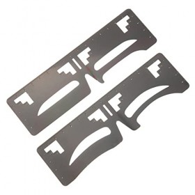 Didiseaon 2 Pièces Règle À Sourcils Microblading Pochoir T Règle Modèle De Sourcils Outil De Modelage Des Sourcils Modèle De 