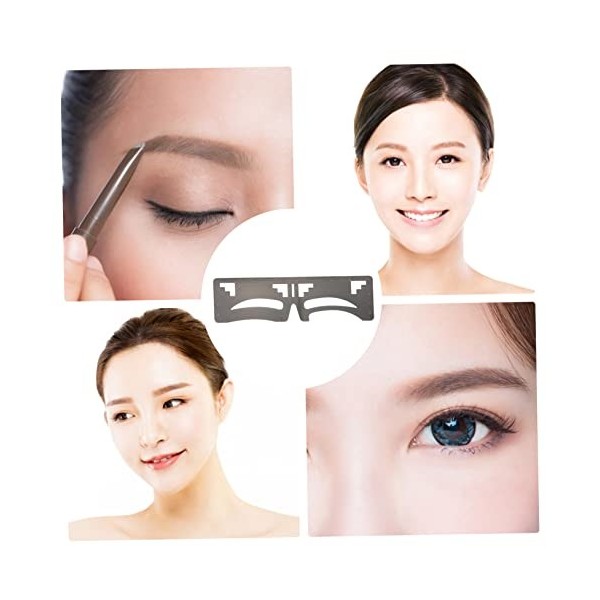 Didiseaon 2 Pièces Règle À Sourcils Microblading Pochoir T Règle Modèle De Sourcils Outil De Modelage Des Sourcils Modèle De 