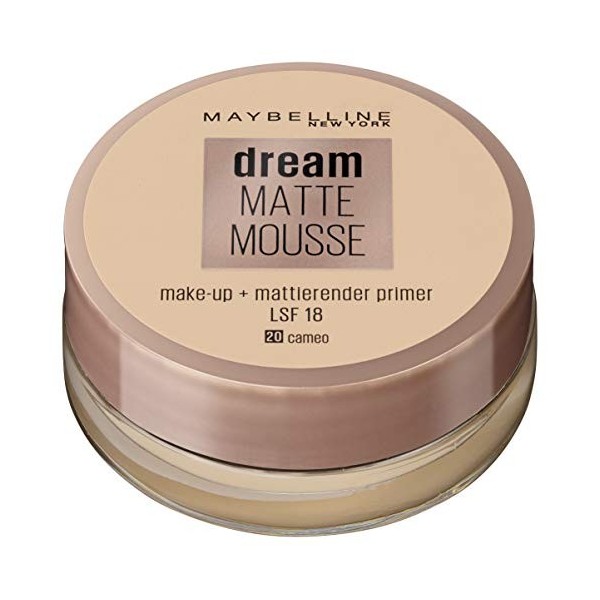 GEMEY MAYBELLINE - FOND DE TEINT DREAM MAT MOUSSE GEMEY MAYBELLINE - 20 Beige éclat/Cameo