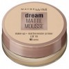 GEMEY MAYBELLINE - FOND DE TEINT DREAM MAT MOUSSE GEMEY MAYBELLINE - 20 Beige éclat/Cameo