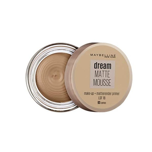 GEMEY MAYBELLINE - FOND DE TEINT DREAM MAT MOUSSE GEMEY MAYBELLINE - 20 Beige éclat/Cameo