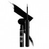 NYX Professional Eyeliner Matte Liquid Liner, Pointe Feutre Fine, Application Ultra-Précise, Noir