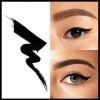 NYX Professional Eyeliner Matte Liquid Liner, Pointe Feutre Fine, Application Ultra-Précise, Noir