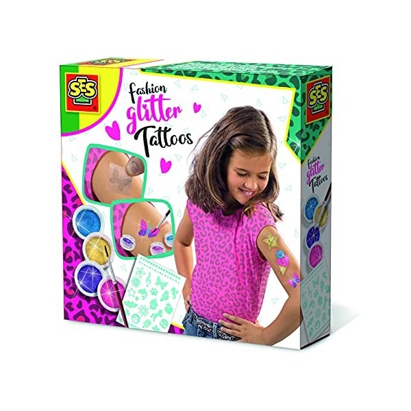 SES Creative - Fashion Tatouages à Paillettes - Tatouage pour enfants