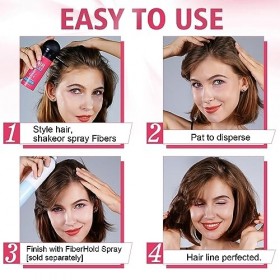 Outil Dépaississement de Fibre Capillaire Spray de Fibre Capillaire, Applicateur de Fibre Capillaire Indétectable Outil Dép