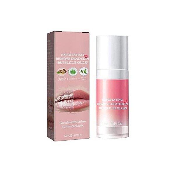 30ML Bubble Humidifier Lèvres Gommage Maquillage Exfoliant Hydratant Gloss Cosmétiques O0P6 Enlèvement Lèvres Mortes Lip Gel 