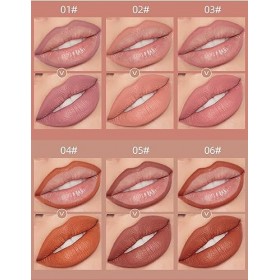 Matte Lip Liner Set 12 couleurs Premium imperméable lisse Nude crayons à lèvres en velours mat Crayon à lèvres imperméable lo