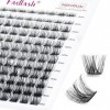 Cluster Faux Cils FADLASH Extension Cils Bouquet 96pcs Réutilisable 0.07D 8-16mm Individuel DIY Extensions de Cils ZW02 