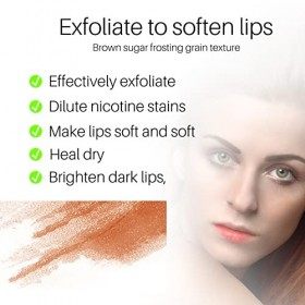 Gommage exfoliant pour les lèvres, exfoliant hydratant pour les lèvres Sucre doux 20 g 0,7 oz pour les voyages