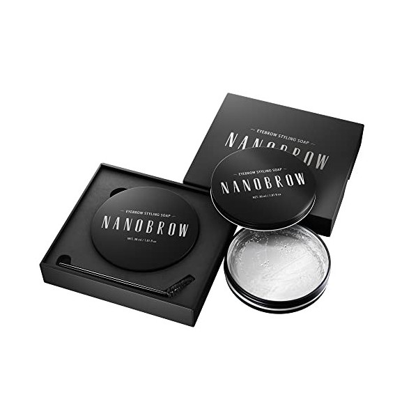 Savon Pour Sourcils Nanobrow Eyebrow Styling Soap 30g - Savon pour le maquillage des sourcils, la mise en forme et la fixatio