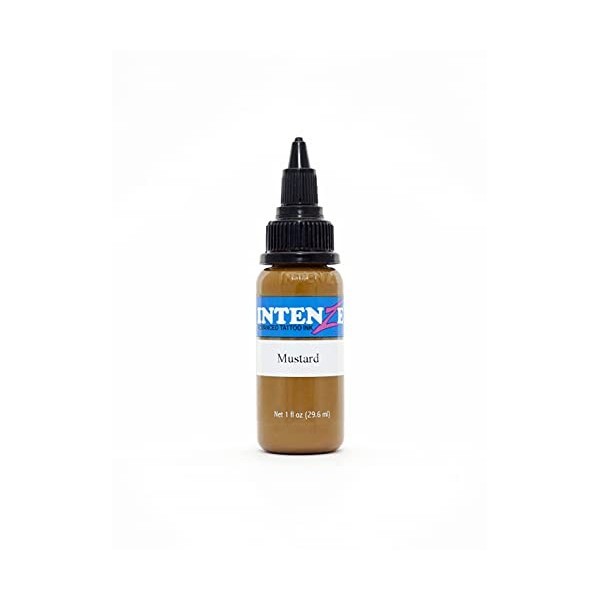 INTENZE Encre de tatouage Marron 30ml- CoCo -Lorig.:couleurs résistantes et absolument stériles–Encre de tatouage végétalien