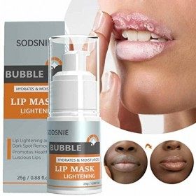 Gommage pour les lèvres foncées,Bubble Lip Scrubs Exfoliant et Hydratant | Gommage exfoliant pour les lèvres, gommage pour le