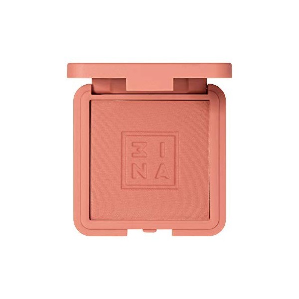 3INA MAKEUP - The Blush 369 - Marron Rose - Pinceau maquillage crème liquide ou poudre - Brosses synthétiques douces et compa