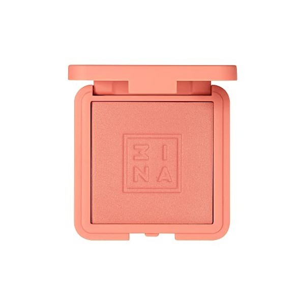 3INA MAKEUP - The Blush 369 - Marron Rose - Pinceau maquillage crème liquide ou poudre - Brosses synthétiques douces et compa