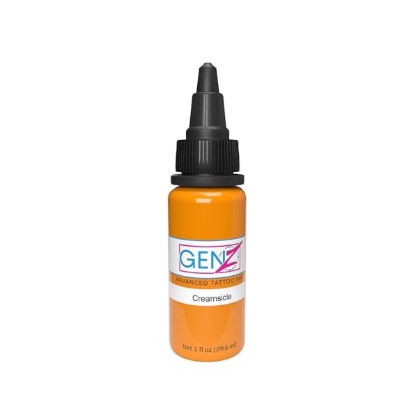 INTENZE Encre de tatouage Orange 30ml - Sunburn -Lorig.:couleurs résistantes et absolument stériles–Encre de tatouage végéta