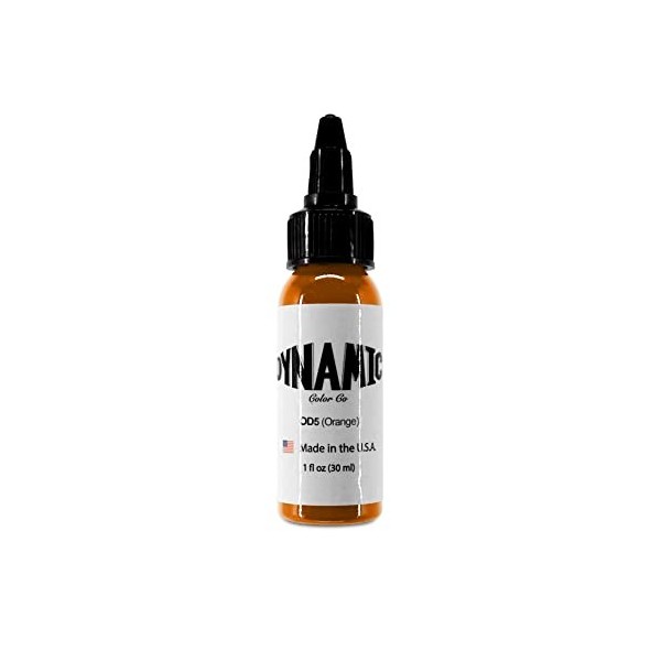 DYNAMIC - Encre de tatouage Couleur OD5 Orange 1oz 30ml 