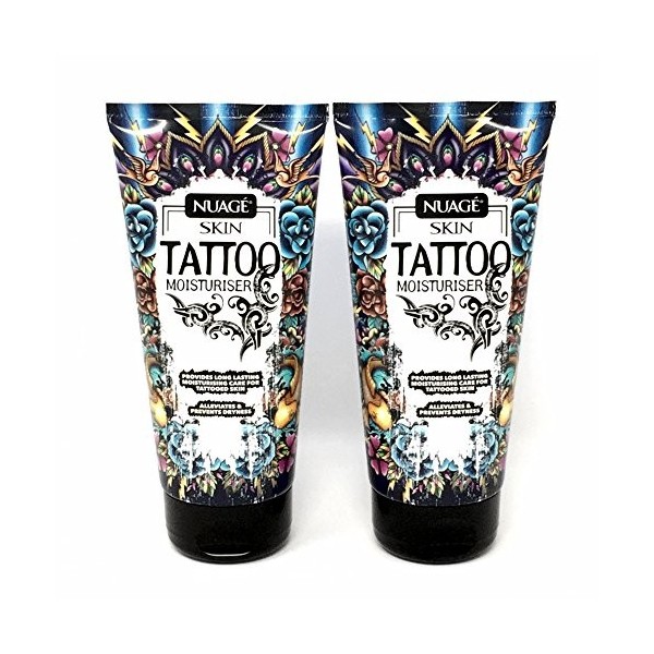 Nuage Tatouage de la peau pack de 2 tatouage crème hydratante et postcure lotion